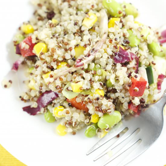 Quinoa Edamame Salad