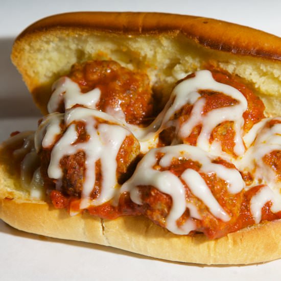 Savory Meatball Sandwich