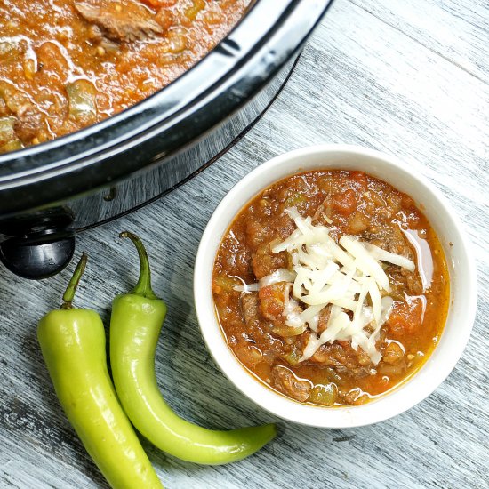 Crock Pot Texas-Style Chili