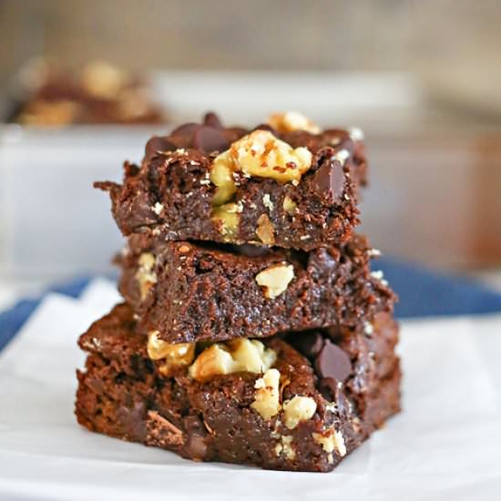 Triple Chocolate Brownies