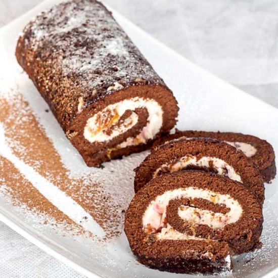 Roulade with Cream Cheese