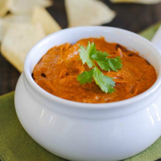 Roasted Poblano & White Bean Dip