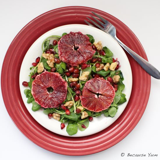 Watercress and Blood Orange Salad