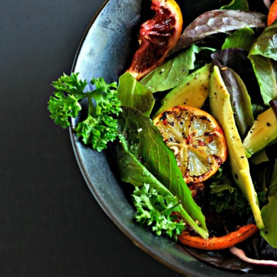 Roasted Orange and Lemon Salad