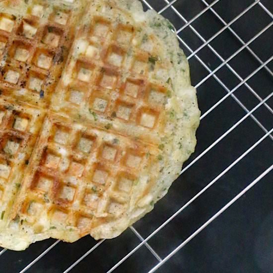 Yuca Chive Waffles