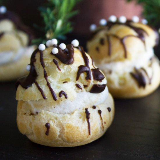 Gingerbread Cream Puffs