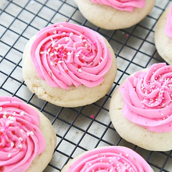 Strawberry Lofthouse Cookies