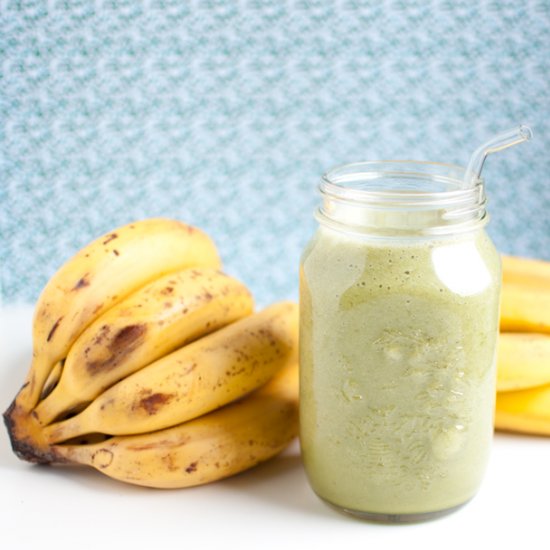 Raw banana smoothie