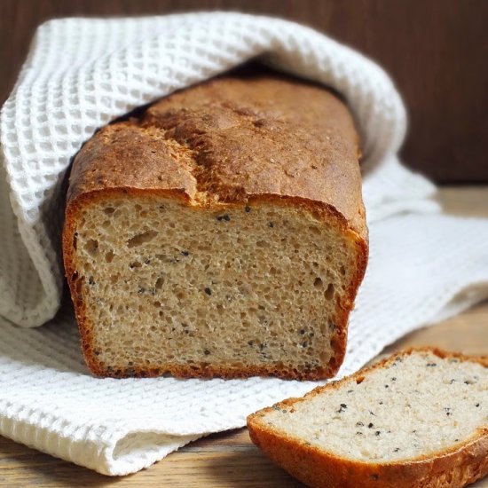 bread with yogurt and Nigella seeds