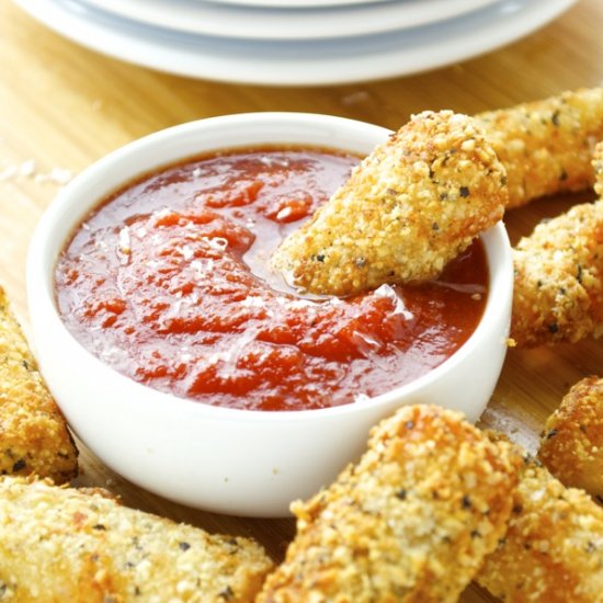 Homemade Mozzarella Sticks