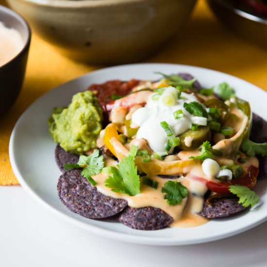 Veggie Nacho Bar Party