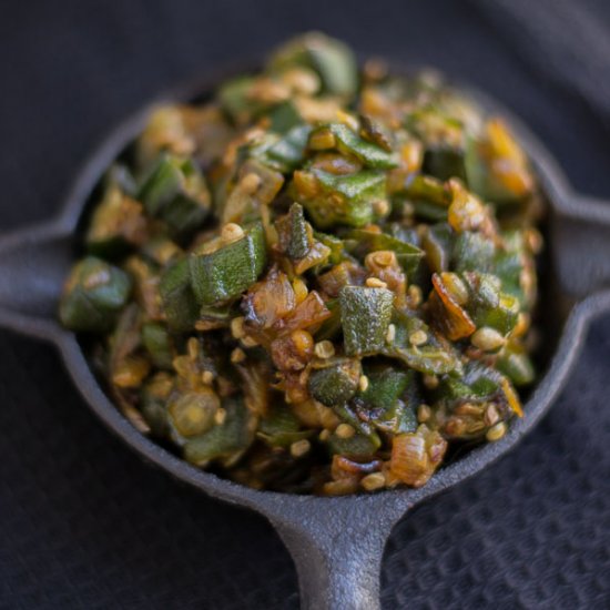 Vendakkai Poriyal – Okra Stir-Fry