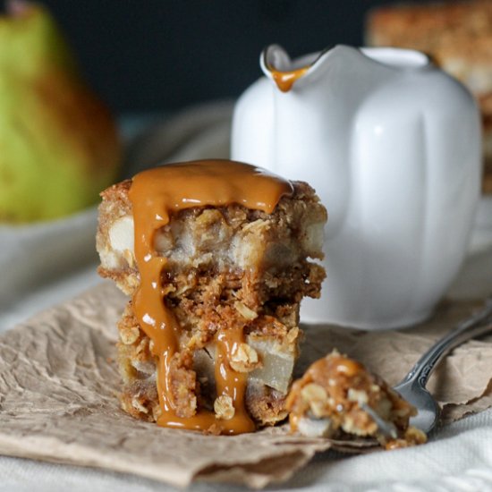 Brown Butter Pear Bars