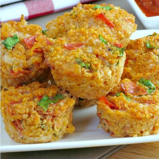 Pizza Quinoa Bites