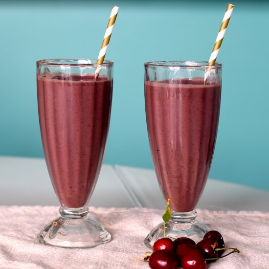 Chocolate Covered Cherry Milkshake