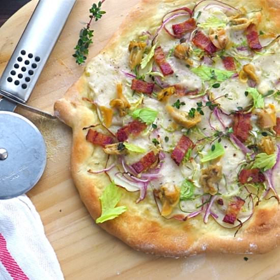 New England Clam Chowda Pizza