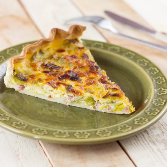 French leek tart