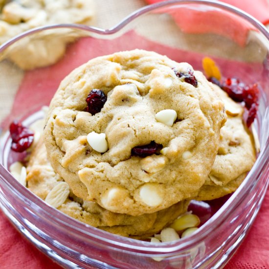 White Chocolate Chip Cherry Cookies