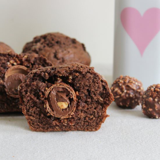 Ferrero Rocher Muffins