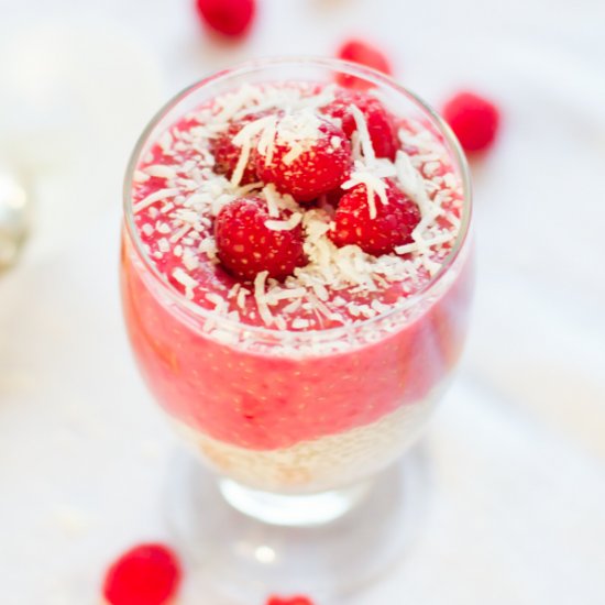 Raspberry Chia Pudding