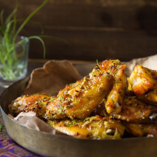 Cumin (Jeera) Chicken Wings