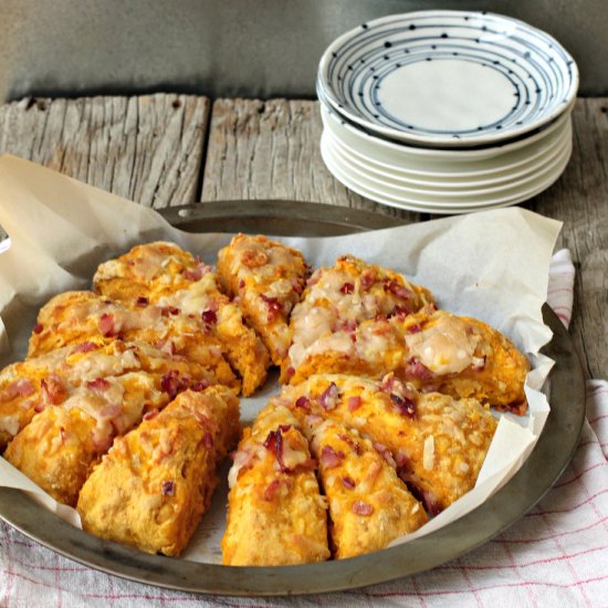 Pumpkin Scones with Bacon