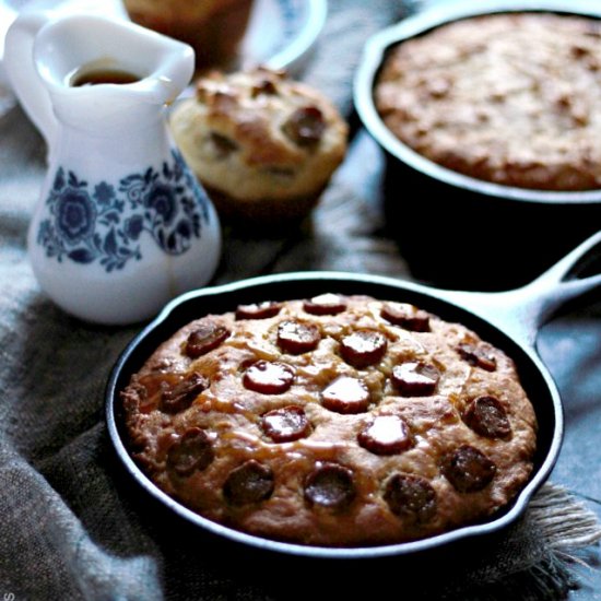 Maple Sausage & Gouda Cornbread