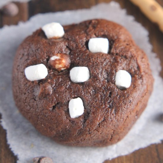 Peppermint Hot Chocolate Cookies