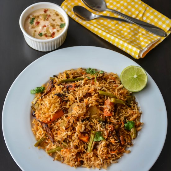 Restaurant Style Vegetable Biryani