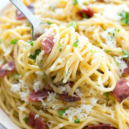 20-Minute Spaghetti Carbonara