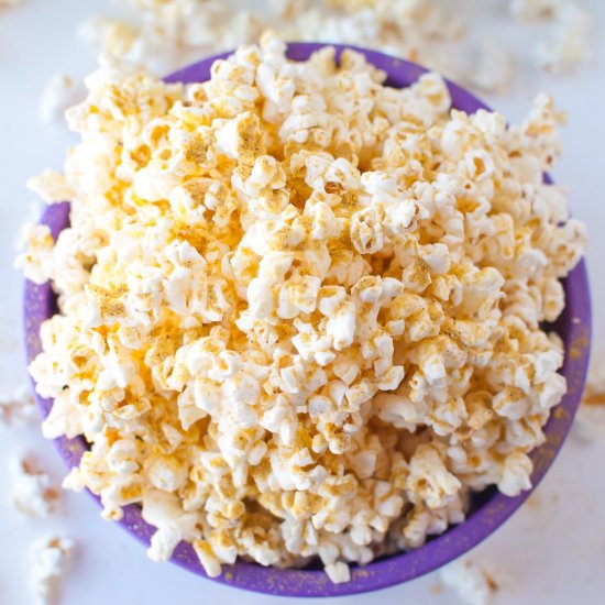 Butter-free Microwave Popcorn