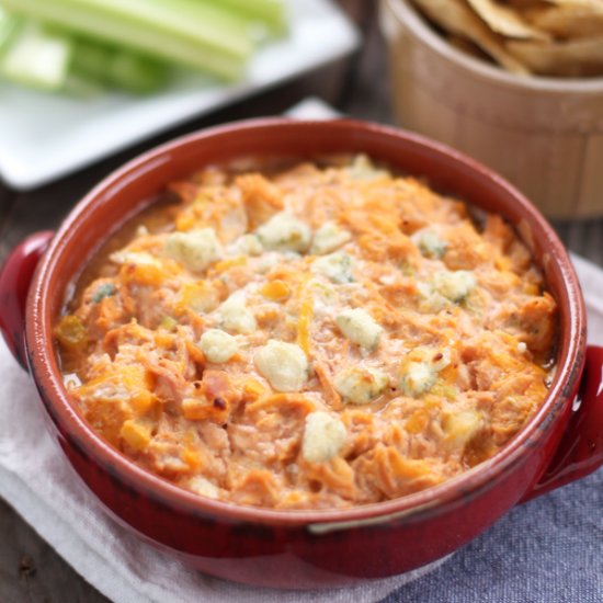 Smoked Buffalo Chicken Dip