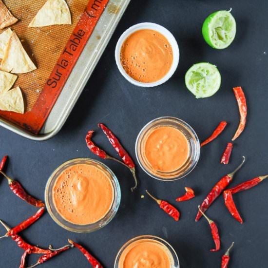 Creamy Arbol Chile Salsa