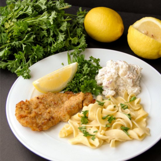 Simple Austrian Schnitzel