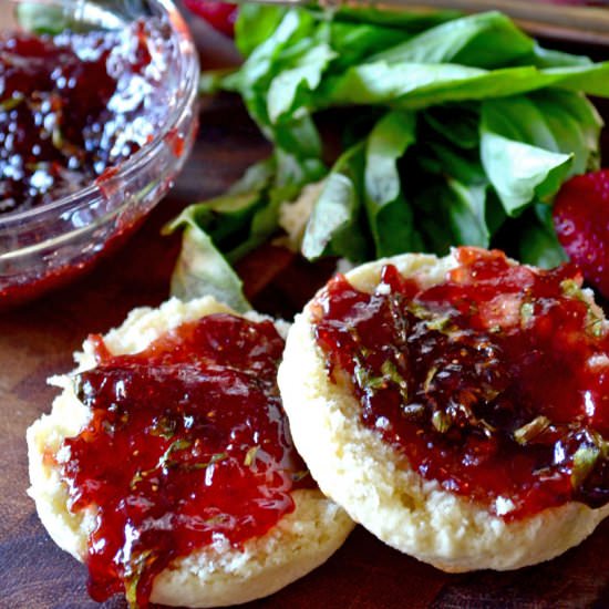 Strawberry-Basil Jam