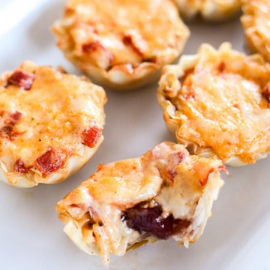 Pimento Phyllo Cups wi/ Strawberry