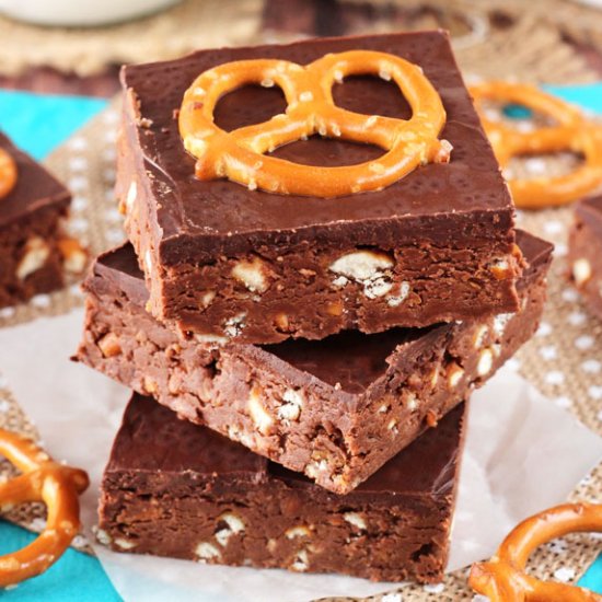 Nutella Pretzel Bars