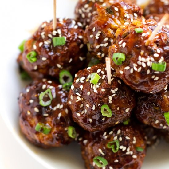 Asian Chicken Meatballs