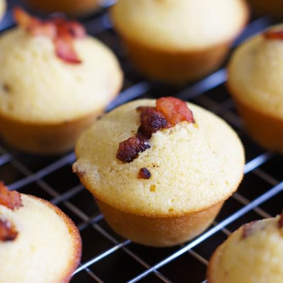 Mini Bacon Corn Muffins