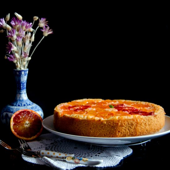 Blood Orange Upside Down Cake