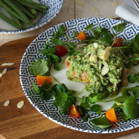 Watercress & Almond Chicken