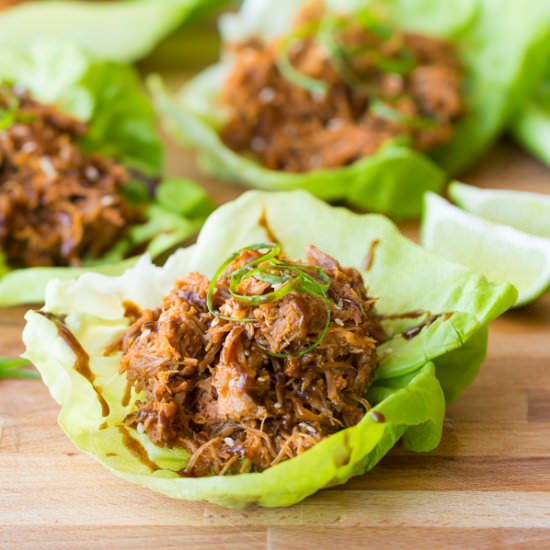 Korean Pork Lettuce Wraps