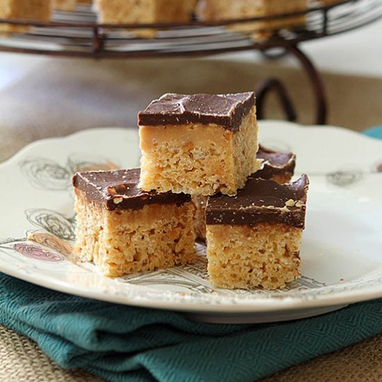 Peanut Butter Cup Rice Krispies