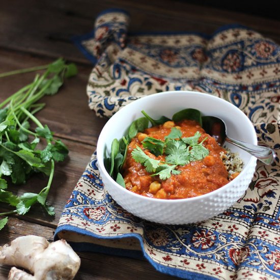 Vegan Chickpea Chana Masala