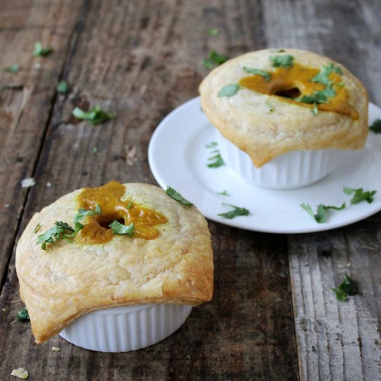 Vegetarian Curry Pot Pie