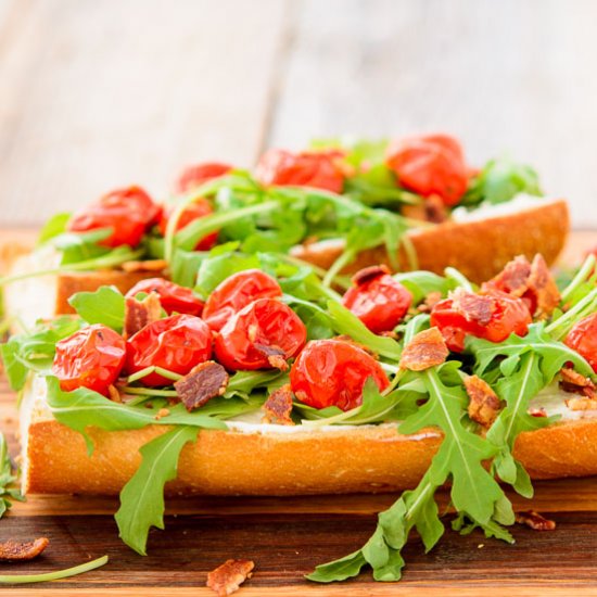 BLT Goat Cheese French Bread