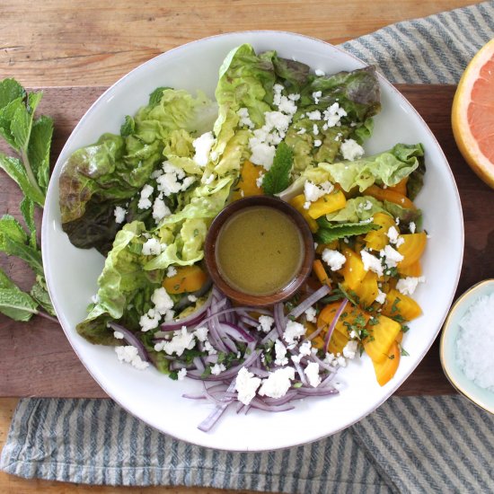 Salad + Grapefruit Vinaigrette