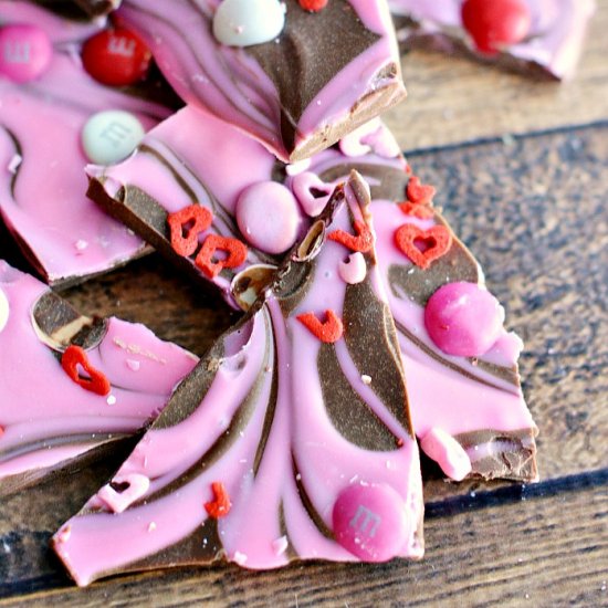 Chocolate & Vanilla Candy Bark