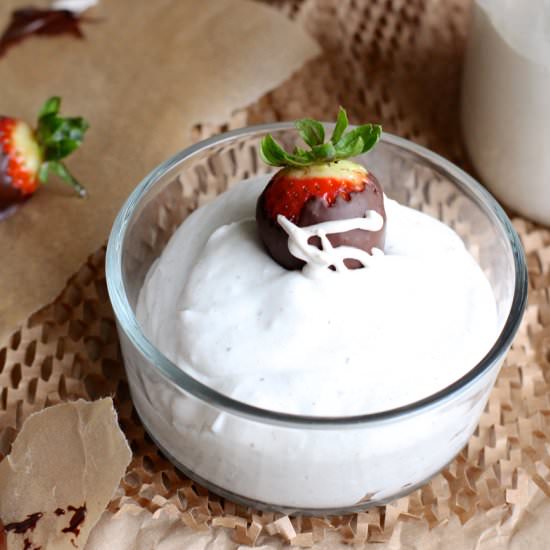 Vanilla Bean Coconut Whipped Cream