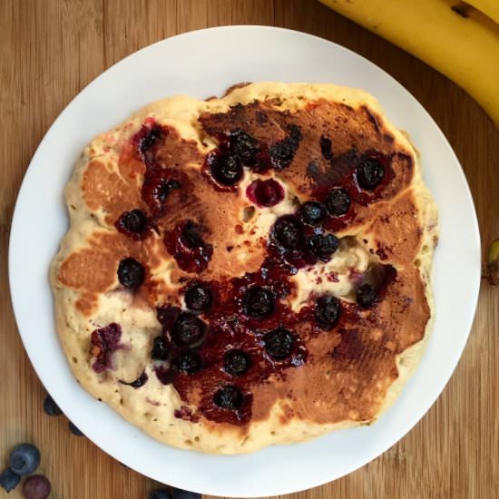 Blueberry Banana Pancakes